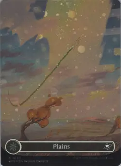 MTG (FOIL) Plains (0367) (Borderless) (Galaxy Foil) L Edge of Eternities 367 NM - Image 1