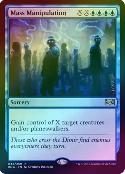 Mass Manipulation (Foil) (RNA) Ravnica Allegiance - LP - Image 1