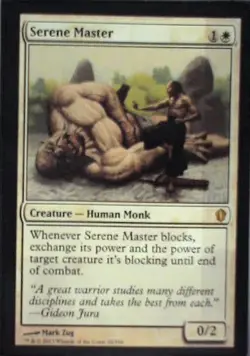 Serene Master - Commander 2013: #20, Magic: The Gathering Lp C287 - Image 1