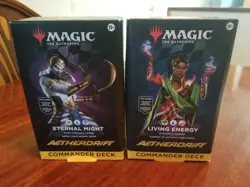Magic the Gathering: Aetherdrift Commander Sets Boxes New / Factory Sealed - Image 1