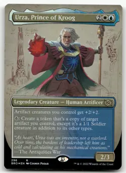 Urza, Prince of Kroog (Borderless) #296 (Foil) (NM) Brothers' War BRO Magic MTG - Image 1