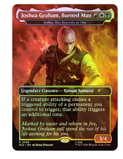 Joshua Graham, Burned Man - Isshin, Two Heavens as One - Foil Secret Lair - Image 1