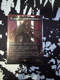 Sephiroth, Fabled SOLDIER (Borderless) (Surge Foil) Final Fantasy Foil - Image 1