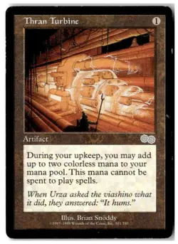 MTG Thran Turbine - Urza's Saga Heavily Played English - Image 1