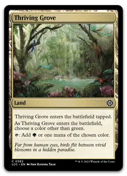 Thriving Grove #362 (NM) Lost Caverns of Ixalan LCC Magic MTG - Image 1