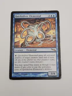 Quicksilver Elemental MtG Mirrodin Regular HP - Image 1