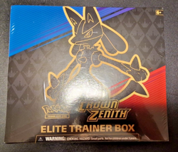 Crown Zenith ETB Sealed Elite Trainer Box Pokemon Sword & Shield 2023 - Image 1