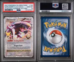 2021 POKEMON CELEBRATIONS CLASSIC COLL #145 GARCHOMP C LV.X-HOLO PSA 10 - Image 3