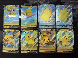8 lot of pikachu flying surfing Pokemon Tcg - Image 1