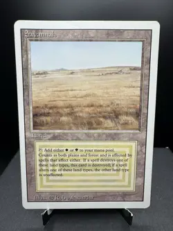 MTG Revised Savannah Rare Dual Land Vintage 1994 LP/NM - Image 1