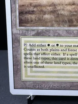 MTG Revised Savannah Rare Dual Land Vintage 1994 LP/NM - Image 5