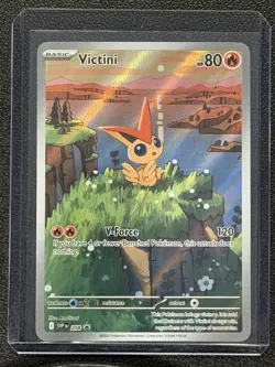 Pokemon: Victini SVP 208 Full Art Illustration Promo - Image 1
