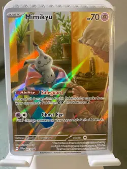 Pokemon TCG - Mimikyu Scarlet & Violet Black Star Promo Paldean Fates - Image 1