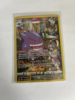 Pokemon Gengar TG06/TG30 Lost Origin Trainer Gallery Ultra Rare Holo 120 HP - Image 1