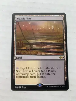 MTG Magic the Gathering Marsh Flats (248/632) Modern Horizons 2 - Image 1