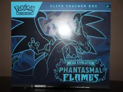 Pokemon TCG Elite Trainer Box Mega Evolution Phantasmal Flames Charizard - Image 1