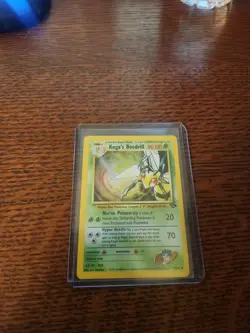 Koga's Beedrill 9/132 Gym Challenge Holo Light Play Pokemon TCG PSA - Image 1