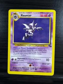 Pokemon TCG | Haunter - 21/62 | Fossil Rare | LP-NM - Image 1