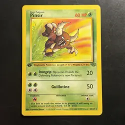 Pokemon Vintage 1st Edition Non-holo Pinsir Jungle Set 25/64 Wotc 1999 - Image 1