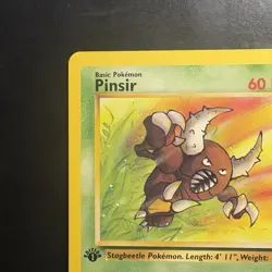 Pokemon Vintage 1st Edition Non-holo Pinsir Jungle Set 25/64 Wotc 1999 - Image 2