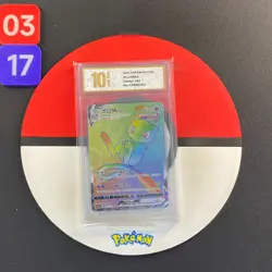 Mew VMAX cs4bC 161/132 HR Rainbow Rare Sun Moon Chinese Pokemon Grade10 - Image 1