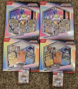 Pokemon Prismatic Evolutions Scarlet and Violet Sealed Poster, Binder, Booster - Image 1