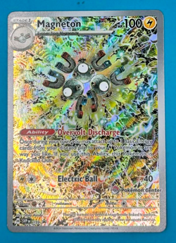 Pokemon TCG Magneton 159 Pokemon Center ETB Promo Stamped Surging Sparks #2 - Image 1