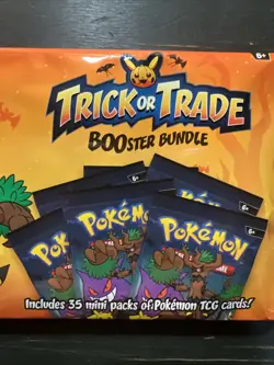Pokemon TCG Trick Or Trade BOOster Bundle 35 Packs 2024 Halloween Sealed - NEW - Image 2