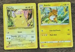 ⚡ Pikachu 012 + Raichu 013 ⚡ CLC /034 – Pokemon TCG Classic Collection NM ⚡⚡⚡ - Image 1
