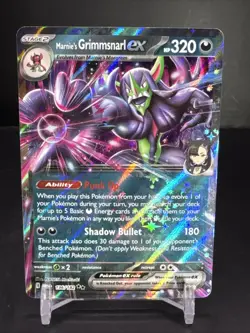 Pokemon TCG Marnie's Grimmsnarl EX 136/182 Double Rare - Image 1