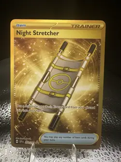 Pokemon Night Stretcher 251/191 SSP Secret Rare Full Art Trainer-Item Holo - Image 3