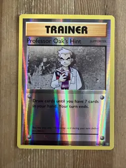 Professor Oak's Hint REVERSE HOLO 84/108 Pokemon Trainer XY Evolutions LP 2016 - Image 1