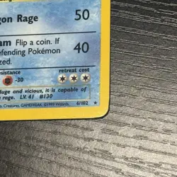 Pokemon TCG Gyarados Base Set 6/102 Holo Rare Unlimited 1999 Wizards 100 HP - Image 5