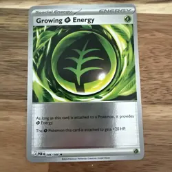 Pokemon TCG Growing Energy Reverse Holo Perfect Order 086/088 - Image 1