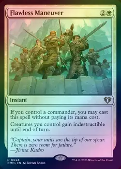 FOIL Flawless Maneuver (Commander Masters) - NM Pack Fresh Magic: The Gathering - Image 1