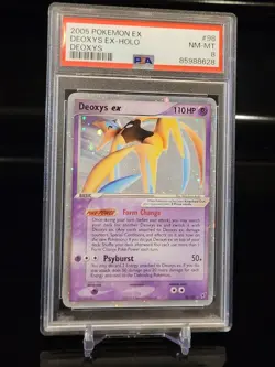 PSA 8 NM/MT 2005 Pokemon EX Deoxys - Deoxys EX Holo Rare 98/107 - Image 1