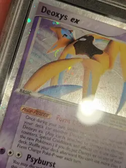 PSA 8 NM/MT 2005 Pokemon EX Deoxys - Deoxys EX Holo Rare 98/107 - Image 3
