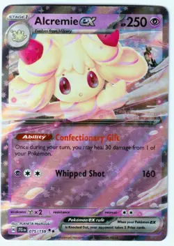 Alcremie ex Double Rare SV09: Journey Together 075/159 NM Pokemon TCG - Image 1
