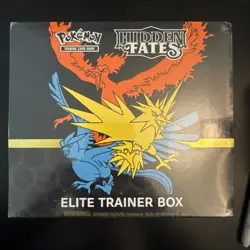 Pokemon TCG Hidden Fates Elite Trainer Box Sealed ETB - Image 1
