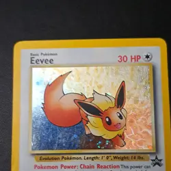 Pokemon Eevee 11/53 Wotc Promo Holo Promo 30 HP Basic - Image 2