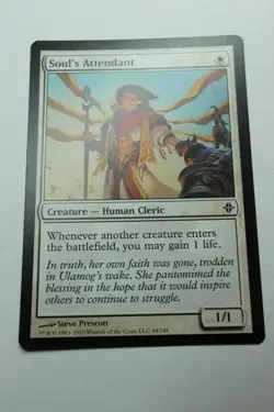 MTG Soul's Attendant x1- -Rise of the Eldrazi-Lightly Played - Image 1