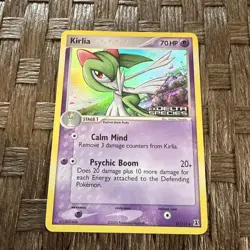 Pokemon TCG Kirlia EX Delta Species 47/113 Holo Uncommon LP - Image 1