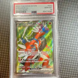 Pokemon Koraidon ex 231/198 Scarlet & Violet Ultra Rare PSA 10 - Image 1