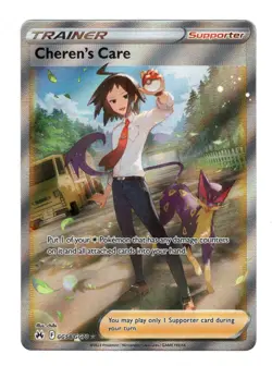 Pokemon Cheren's Care GG58/GG70 Full Art SWSH - Crown Zenith NM - Image 1