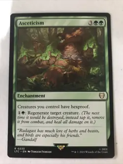 Mtg - Asceticism - Commander: the Lord of the Rings: Tales of Middle-Earth - Image 1