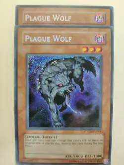 2x YuGiOh! Plague Wolf FOTB-EN065 Secret Rare Unlimited LP - Image 1