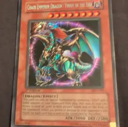 Yu-Gi-Oh! Chaos Emperor Dragon IOC-000 Invasion of Chaos 1st Edition Secret Rar… - Image 1