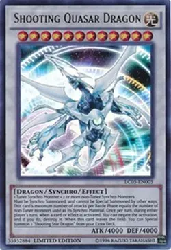 Yugioh - Shooting Quasar Dragon (Ultra Rare) (Limited) - LC05-EN005 (P) - Image 1