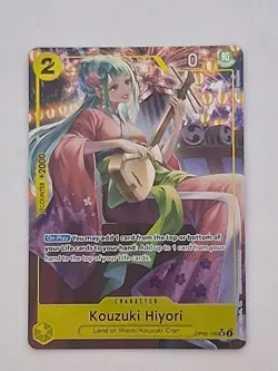 One Piece Wings of the Captain Kouzuki Hiyori Alt Art OP06-106 NM - Image 1