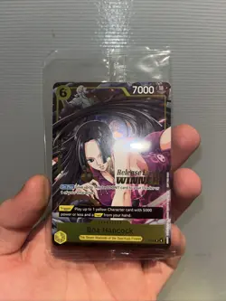 One Piece Boa Hancock Pre Release Event Winner P-115 Sealed Holo Stamp Op-15 - Image 1